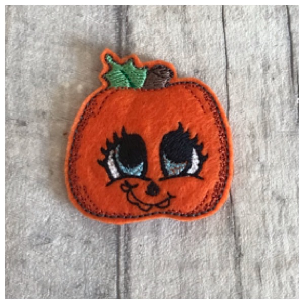 Cute Pumpkin Feltie