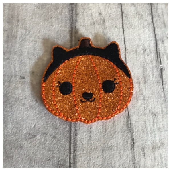 Cat Pumpkin Feltie