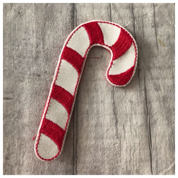 Candy Cane Headband Slider Red