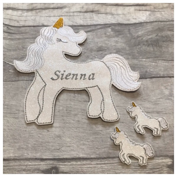Personalised White Unicorn Bundle