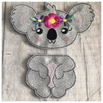 Koala 2 Part Bow Holder Felties