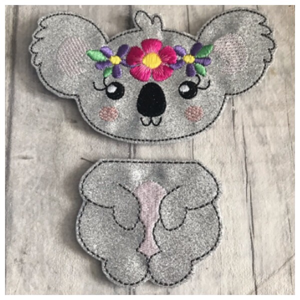 Koala 2 Part Bow Holder Felties