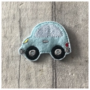 Car Feltie Blue