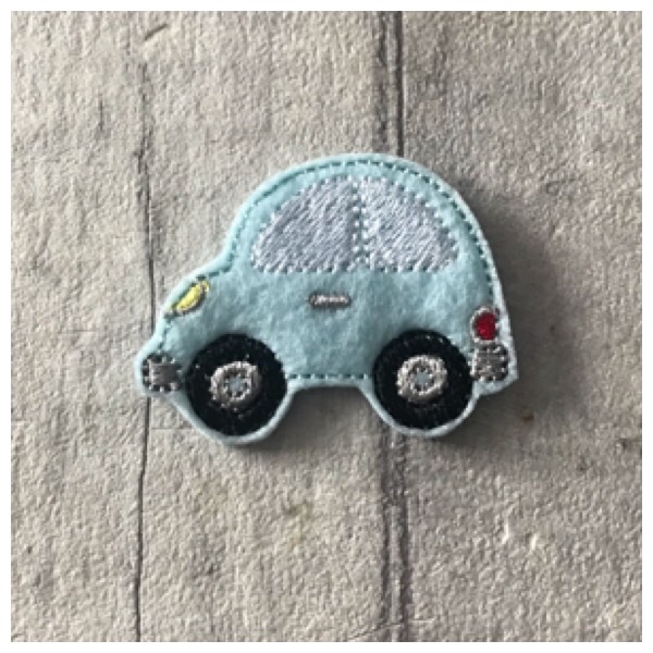 Car Feltie Blue