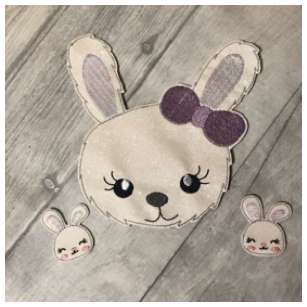 Mummy & Baby Bunny Bow Holder Set Pastel Rainbow