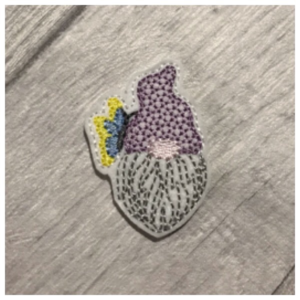Spring Gnome Head Feltie