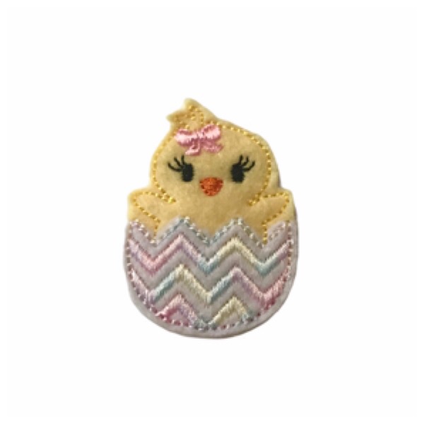 Hatching Chick Feltie Pastel Rainbow