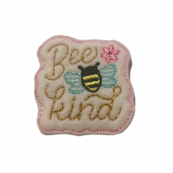 Bee kind feltie
