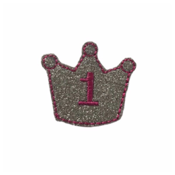 Number 1 Crown Feltie