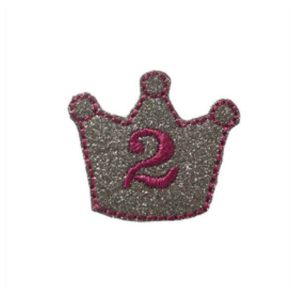 Number 2 Crown Feltie