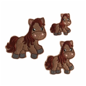 Set 3 Horse Felties