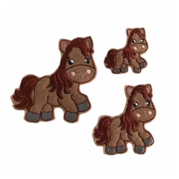 Set 3 Horse Felties