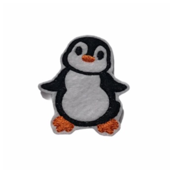 Penguin feltie (black)