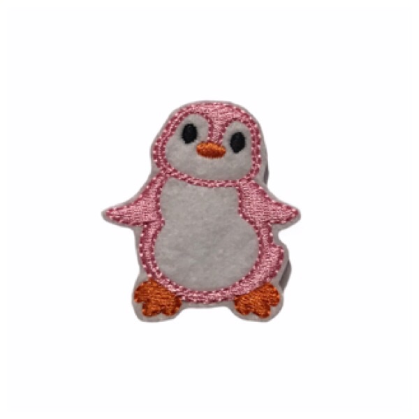 Penguin feltie (pink)