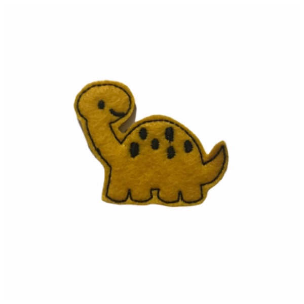 Dinosaur Feltie Yellow