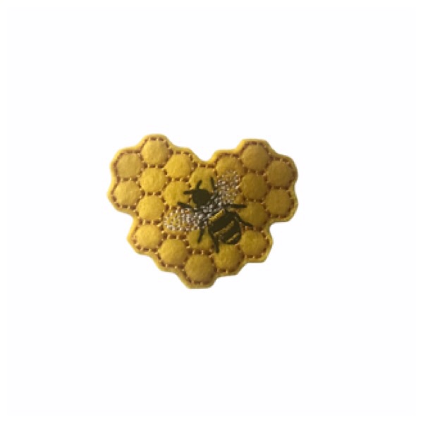 Honeycomb Heart Feltie