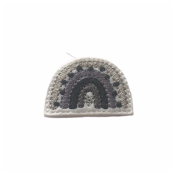 Dot Rainbow Feltie Monochrome 