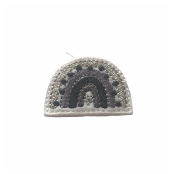 Dot Rainbow Feltie Monochrome 