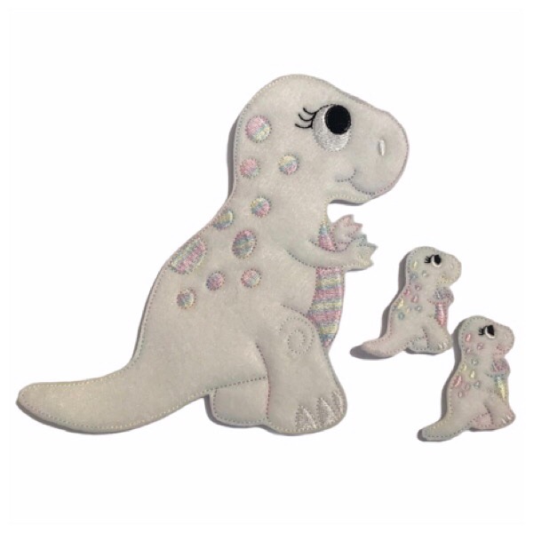Hannah The Dino Set White