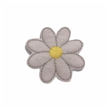 Flower Feltie White 