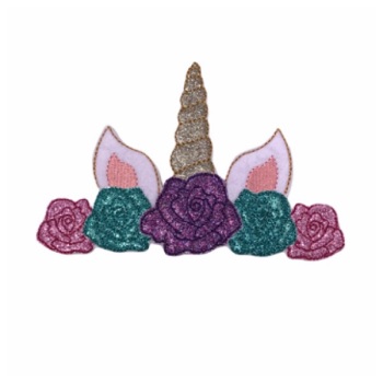 Unicorn Crown Headband Slider Roses