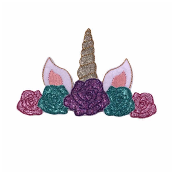 Unicorn Headband Crown Roses