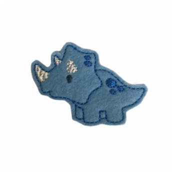 Triceratops Feltie 1 Blue