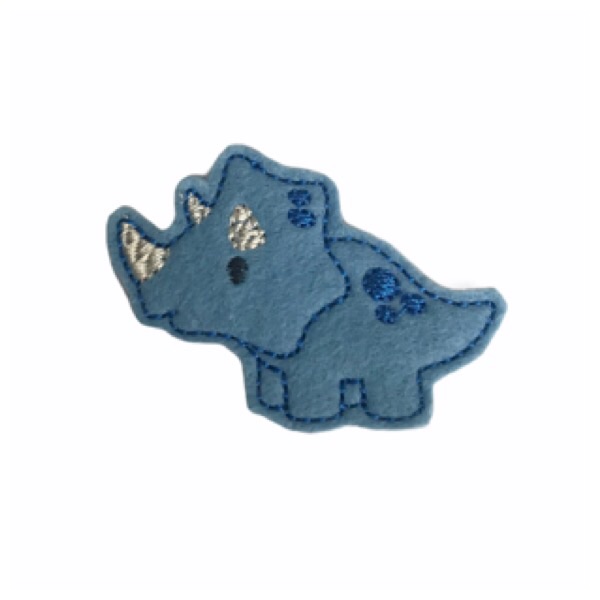 Triceratops Feltie 1 Blue