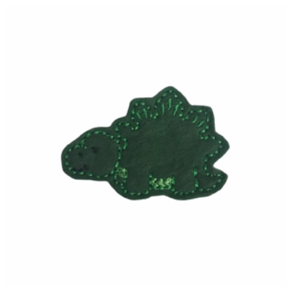 Stegosaurus Feltie Green