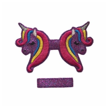 Unicorn Top or Tails Bow Parts Purple Treasure 