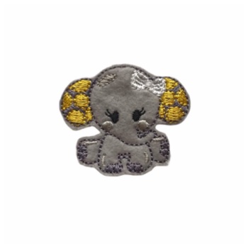 Baby Girl Elephant Feltie Yellow 