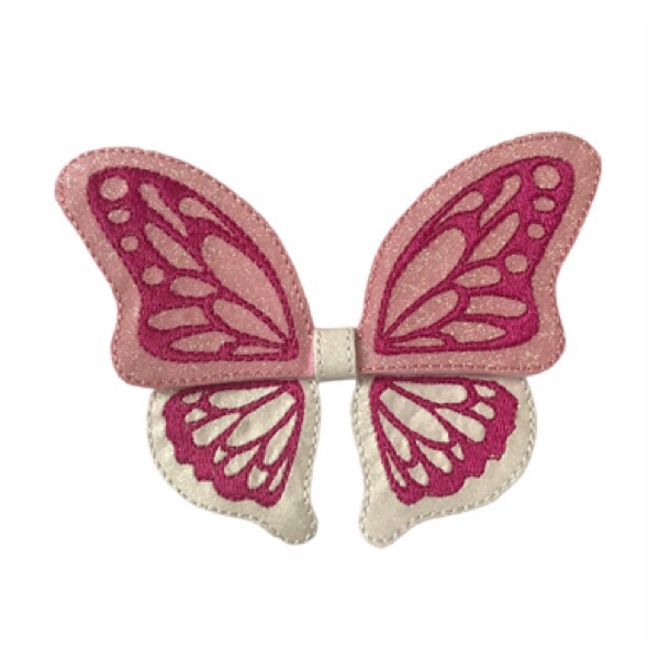 Large Butterfly Parts Pink & White