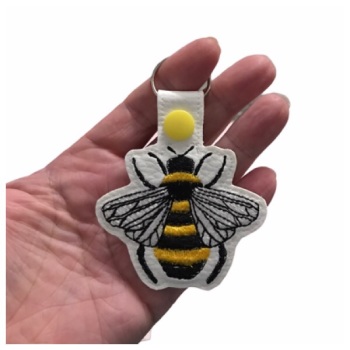 Honey Bee Keyring