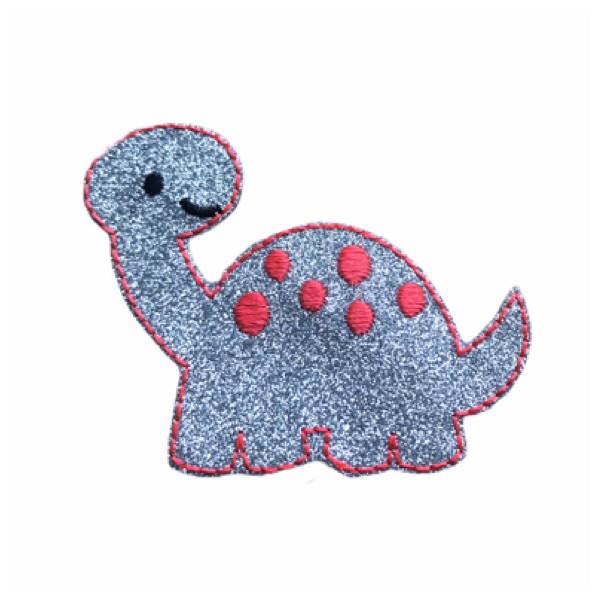 Dinosaur Headband Slider Neon Pink