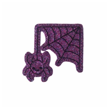 Spider On Web Feltie Purple