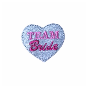 Team Bride Heart Feltie