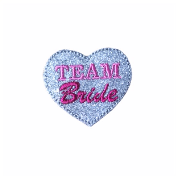Team Bride Heart Feltie