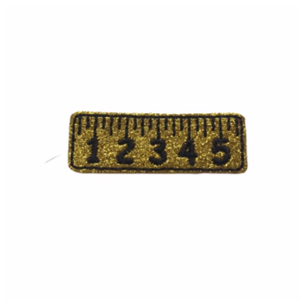 Ruler Feltie Glitter