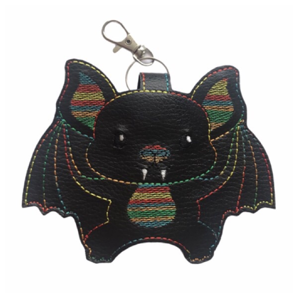 Bat Sanitizer Holder Rainbow