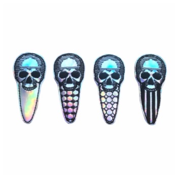 Skull Snap Clip Covers Set 4