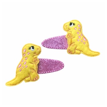 Paired Dino Snap Clip Parts Yellow