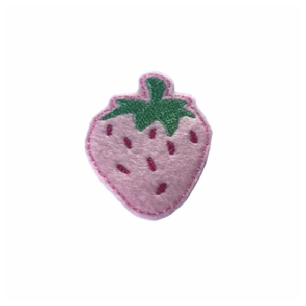 Summer Strawberry Feltie Pink