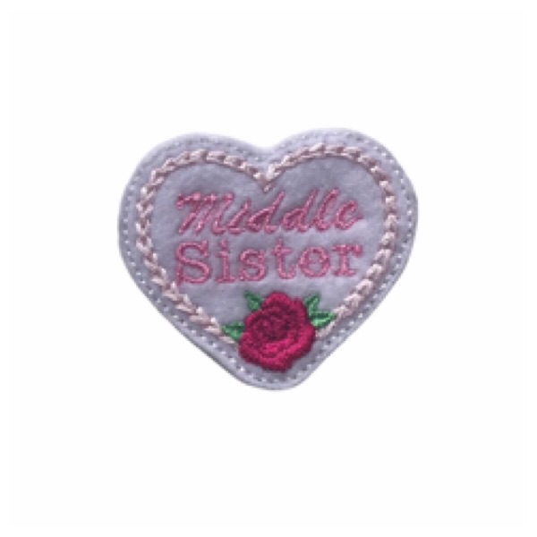 Middle Sister Rose Feltie