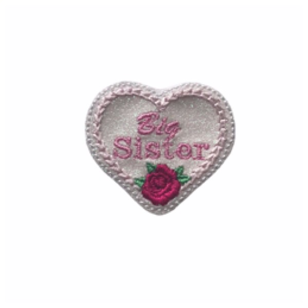 Big Sister Rose Feltie Glitter