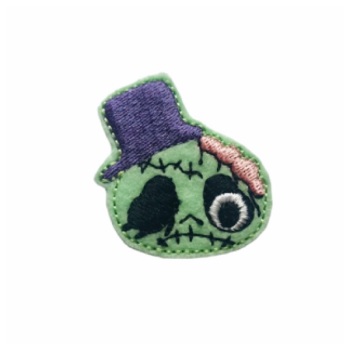 Zombie With Hat Feltie