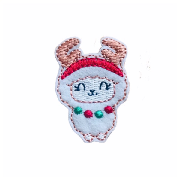 Llama Alpaca Reindeer Antlers Feltie