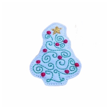 Swirl Christmas Tree Feltie