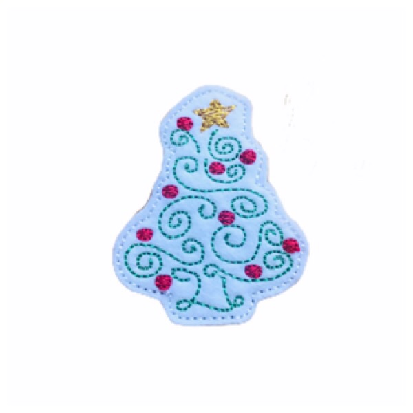 Swirl Christmas Tree Feltie