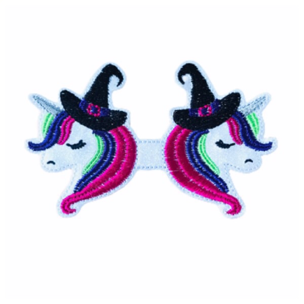 Unicorn Witch Bow Top or Tails