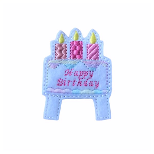 Happy Birthday Bow Add On Pastel